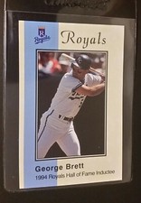 1994 Royals Police/Kansas City Life George Brett Rare Regional Safety Issue