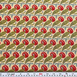 Voysey 2018 The Gordon 1897 Moda Fabrics Beige Cotton Fabric by the HALF YARD - Picture 1 of 2