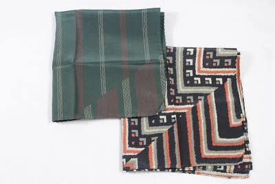 Lot of 2 silk pocket handkerchief made in Italy - Image 1 of 3