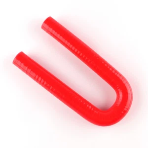 Red 3/4 inch 180 Degree Elbow Silicone Hose Turbo ID19mm U Shape Coupler - Bild 1 von 3