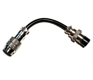 5-Pin ASTATIC/COBRA MIC to 6-Pin President Lincoln II + Radio Adapter HS-56L - Bild 1 von 6