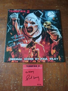 RARE Paul Wiley Terrifier 2 Original Soundtrack Vinyl Record Signed Paul Wiley - Picture 1 of 15