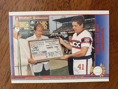 1992 Pacific Tom Seaver #81- "300th Game Win Celebration" White Sox - Mint - HOF - Image 1 of 2