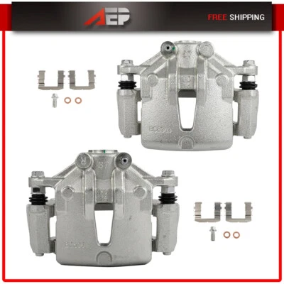 Par delantero para pinzas de freno KIA FORTE KOUP 2010 2011 2012 2013 con soporte Foto 1 de 4