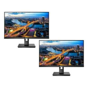 2 x Philips 243B1 24" IPS monitor w built-in USB-C Dock | Warranty - Picture 1 of 6