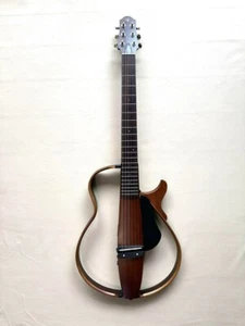 Guitarra silenciosa probada Yamaha SLG200S cuerda de acero acústica-eléctrica... - Imagen 1 de 8