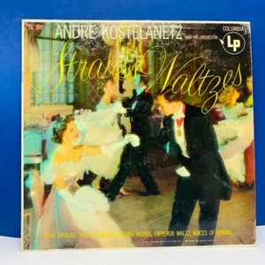 Record vinyl 33 RPM album in cover sleeve vtg Lp 12" Andre Kostelanetz Strauss - Picture 1 of 2