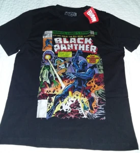 Black Panther T-shirt size M NEW with Tags Black 100% Cotton MARVEL Comic MCU - Picture 1 of 4