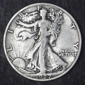 1927-S Walking Liberty Silver Half Dollar 50C - COINGIANTS - - Picture 1 of 2