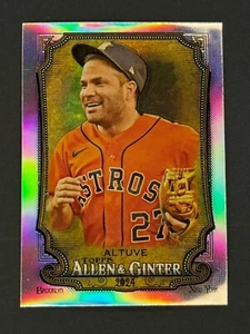 JOSE ALTUVE 2024 TOPPS ALLEN & GINTER CHROME REFRACTOR CARD #29 - Picture 1 of 2