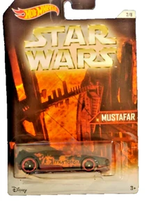 Hot Wheels Disney Star Wars Mustafar Negro Naranja con Llantas Rojas © 2015 Mattel - Nuevo - Imagen 1 de 4