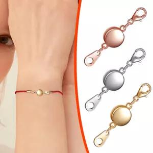 Strong Magnetical Lobster Clasp Necklace Jewelry Converter Extender Hook Closure - Picture 1 of 12