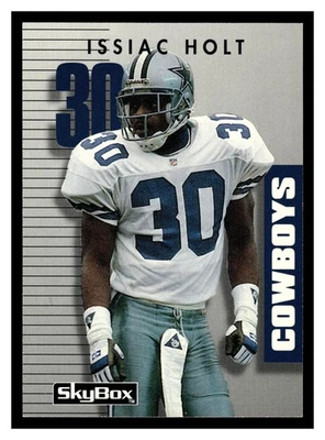 Issiac Holt #262 1992 SkyBox Prime Time Dallas Cowboys - Image 1 of 2