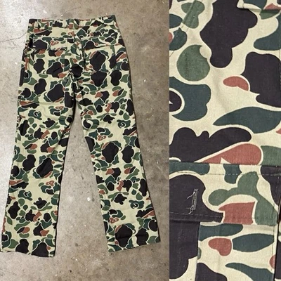Vintage 80s Walls Duck Camo Hunting Multi Pocket Hunting Pants | 35x33 - Image 1 of 4