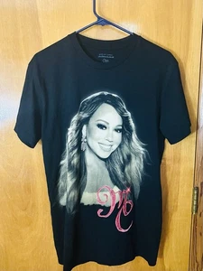Mariah Carey 2023 Christmas Concert T-Shirt Women’s M Black Cotton Tour Dates - Picture 1 of 6