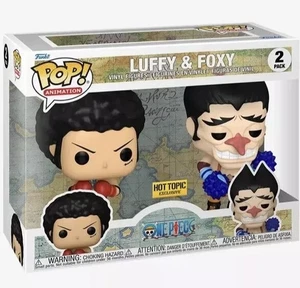 Funko One Piece Pop! Juego de figuras de vinilo de animación Luffy & Foxy listo para enviar - Imagen 1 de 1