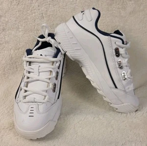 Fila Shoes Womens 6.5 Hometown Athletic Low Sneakers White Leather - Picture 1 of 9