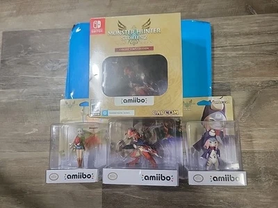 Monster Hunter Stories 2  Collectors + Ena + Tsukino + Razewing Ratha Amiibo Lot - Image 1 of 4