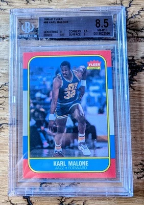Fleer 1986-87 - Karl Malone #68 (RC) Foto 1 de 2