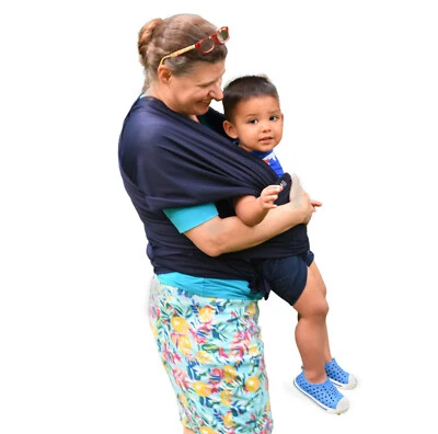 Portabebés Suave, Elástico, Algodón Envoltura para Bebé, Cabestrillo para Bebé, Cubierta de Enfermería Foto 1 de 4