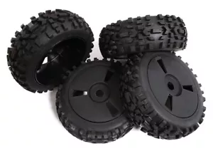 Neumáticos, ruedas e insertos estilo TK62 con 17 mm hexagonal para 1/8 tamaño de buggy 4 piezas OD = 120 mm - Imagen 1 de 1