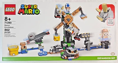 LEGO Super Mario Reznor Knockdown 71390 Expansion Set 862pcs NEW Sealed Retired - Image 1 of 4