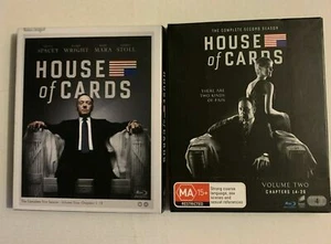 House of Cards: The Complete 1 & 2 Season (Bluray, 2014) Region B,A - Picture 1 of 10