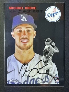 MICHAEL GROVE RC 2023 Topps Chrome Platinum Anniversary #39 Dodgers - Picture 1 of 2