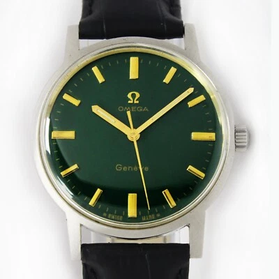 Vintage Omega Geneve Winding 34mm Men Steel Watch Ref 136.070 - Image 1 of 4