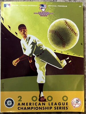 Official Program 2000 Championship Series Seattle Mariners Vs NY Yankees - Image 1 of 4