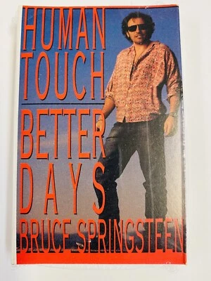 Bruce Springsteen FACTORY SEALED Human Touch Cassette Single - Image 1 of 3
