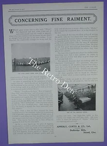 Brillos de brillo Apperly, Curtis & Co Dudbridge. - Anuncio completo original 1911 - Imagen 1 de 2