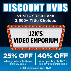 Discount DVDs ($1.50-$3 ea, Titles: #-L) *BUILD YOUR OWN BUNDLE & SAVE* - Picture 1 of 175