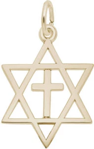 Interfaith Charm by Rembrandt 10K or 14K Gold or Sterling Silver - Picture 1 of 4