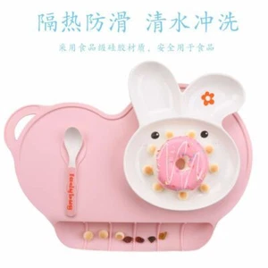 Tovaglietta ventosa in silicone per catturare cibo per bambini omologata - Foto 1 di 30