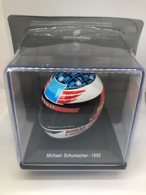 MINI CASCO MICHAEL SCHUMACHER 1995 BENETTON RENAULT FORMULA 1 (ESCALA 1:5) Foto 1 de 4