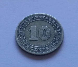 10 centavos Straits Settlements 1895 - Imagen 1 de 2