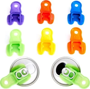 Protector de bebidas y refrescos de colores vibrantes 6pk para familia. Lata de plástico - Imagen 1 de 1