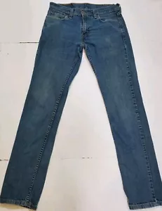 Mens Levi’s Jeans Sz 29x32 (29×29) 511 Tapered Slim Fit Stretch Low Rise - Picture 1 of 5