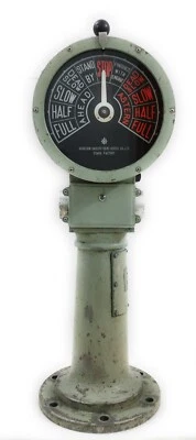 Transmissor telegráfico Nunotani Hakuyo Keiki Kogyo PRB-300A redondo navio duplo - Imagem 1 de 4