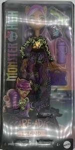 Monster High Scare-Adise Island Clawdeen Wolf Doll with Swimsuit Joggers Visor - Picture 1 of 6
