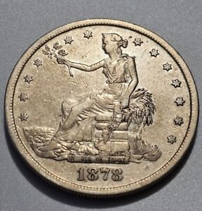 United States 1878-S San Francisco Silver Trade Dollar