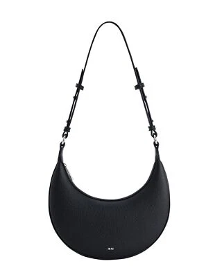 Bolso Carly Saddle pequeño negro liso JW PEI para mujer Foto 1 de 4