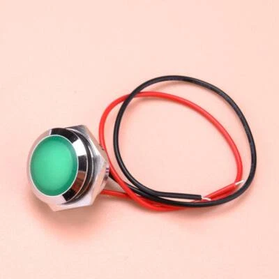 Lámpara de advertencia indicadora LED apta para Yamaha RT1 TY250 DT1 CT2 DT3 CT1 verde Foto 1 de 3