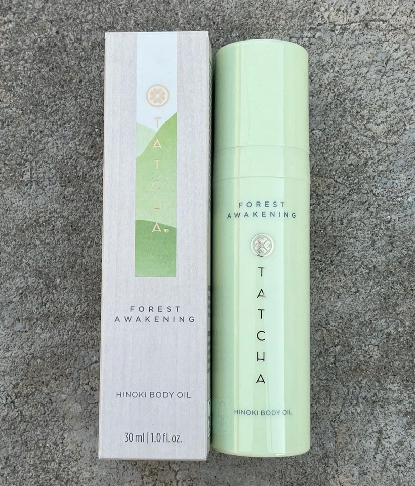 Tatcha Forest Awakening Hinoki Body Oil 1 oz Nourish Replenish Moisture