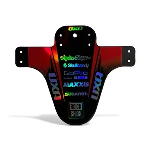 Holographic Chrome Fender MTB-Bike-Mudguard Marsh Guard Mountain Bike - Picture 1 of 4