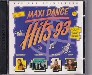 -0035- Maxi Dance Hits 93 - Dr. Alban, Snap, Take That u.a. -Doppel-CD- vg+ - Bild 1 von 2