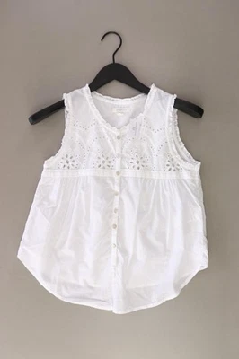 ⭐ Springfield Rüschenbluse Regular Bluse für Damen Gr. 36, S Ärmellos weiß ⭐ - Bild 1 von 4