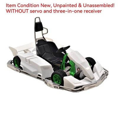 JDM 298B 1/10 Plastic RC Go-Kart Model Unlimited Retrofit KIT Upgrade Version - Image 1 of 3