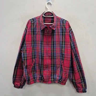 Ralph Lauren Polo Vintage Rojo Tartán Cuadros Chaqueta Suelta Para Hombre Talla XL Foto 1 de 4